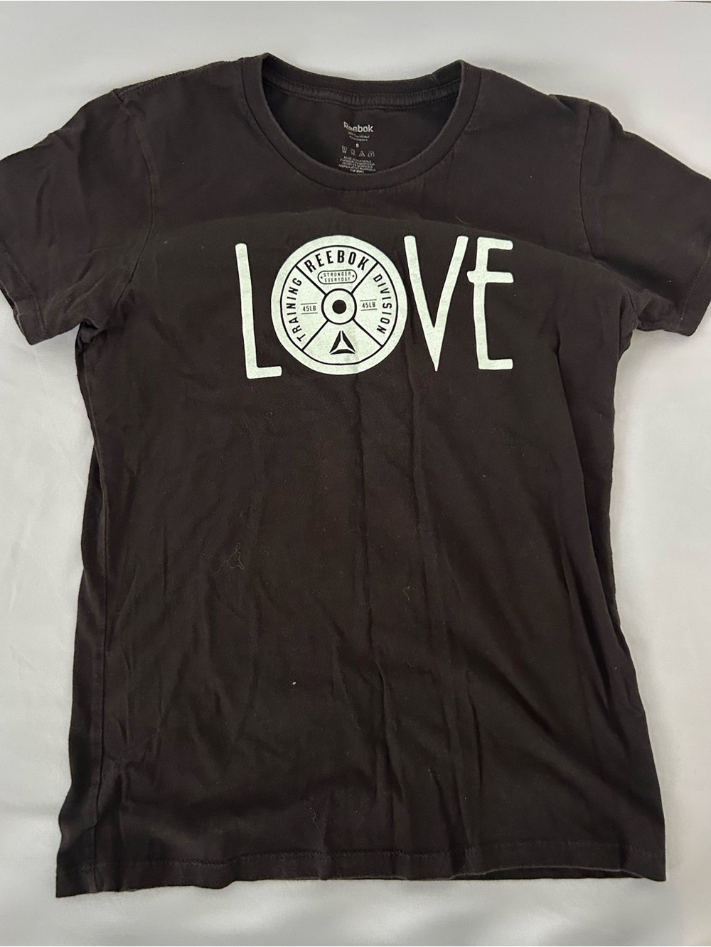 Reebok Kids Black 'LOVE' Graphic Tee